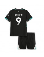 Liverpool Darwin Nunez #9 Venkovní dres pro děti 2024-25 Krátký Rukáv (+ trenýrky)